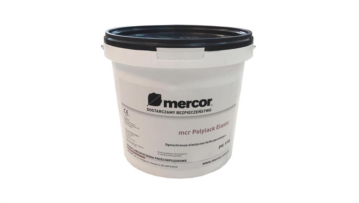 Ogniochronna elastyczna farba pęczniejąca mcr POLYLACK ELASTIC 7kg