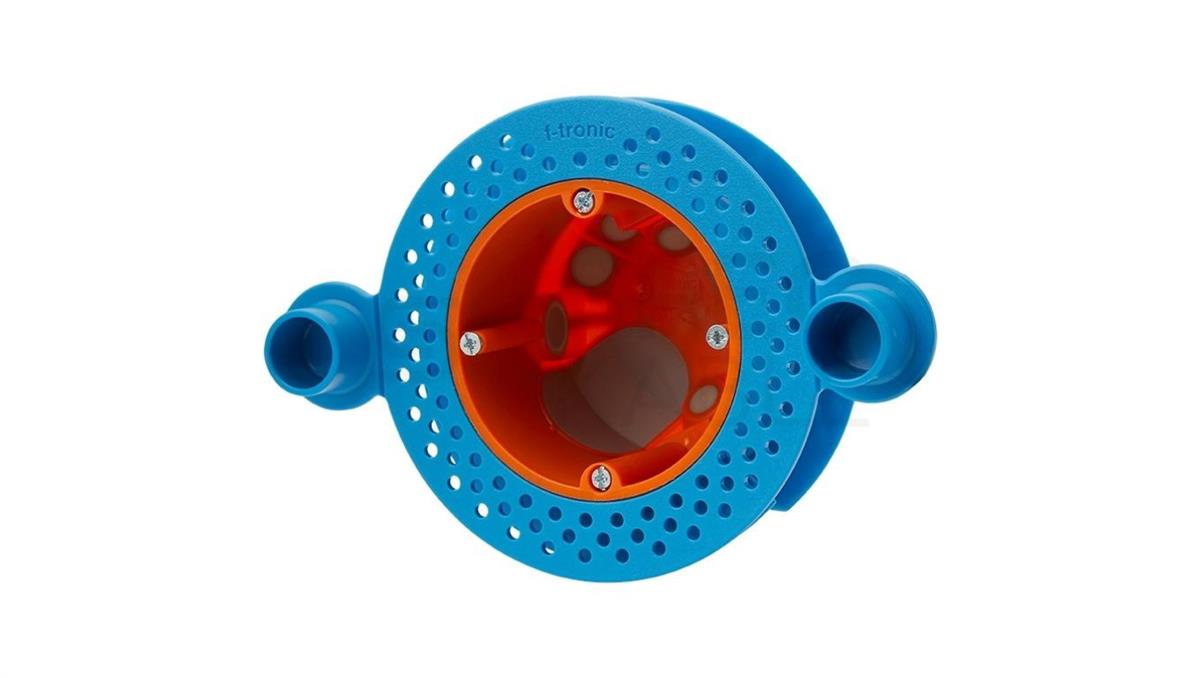 F-tronic Zestaw pierścień mocujący instalacyjny do puszki elewacji podtynkowej fi:74mm gł.40mm + 5x puszka p/t E3700