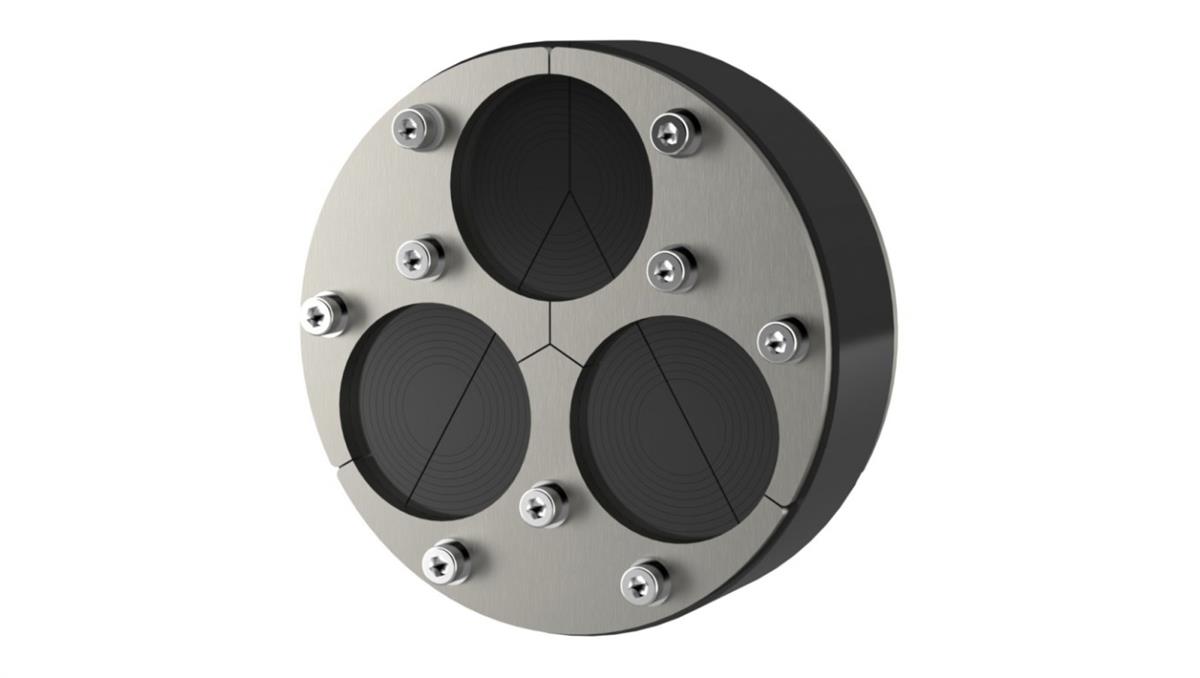 HAUFF-TECHNIK Uszczelnienie ciśnieniowe HRD150 SG 3x22-54 A2 z technologią pierścieni segmentowych