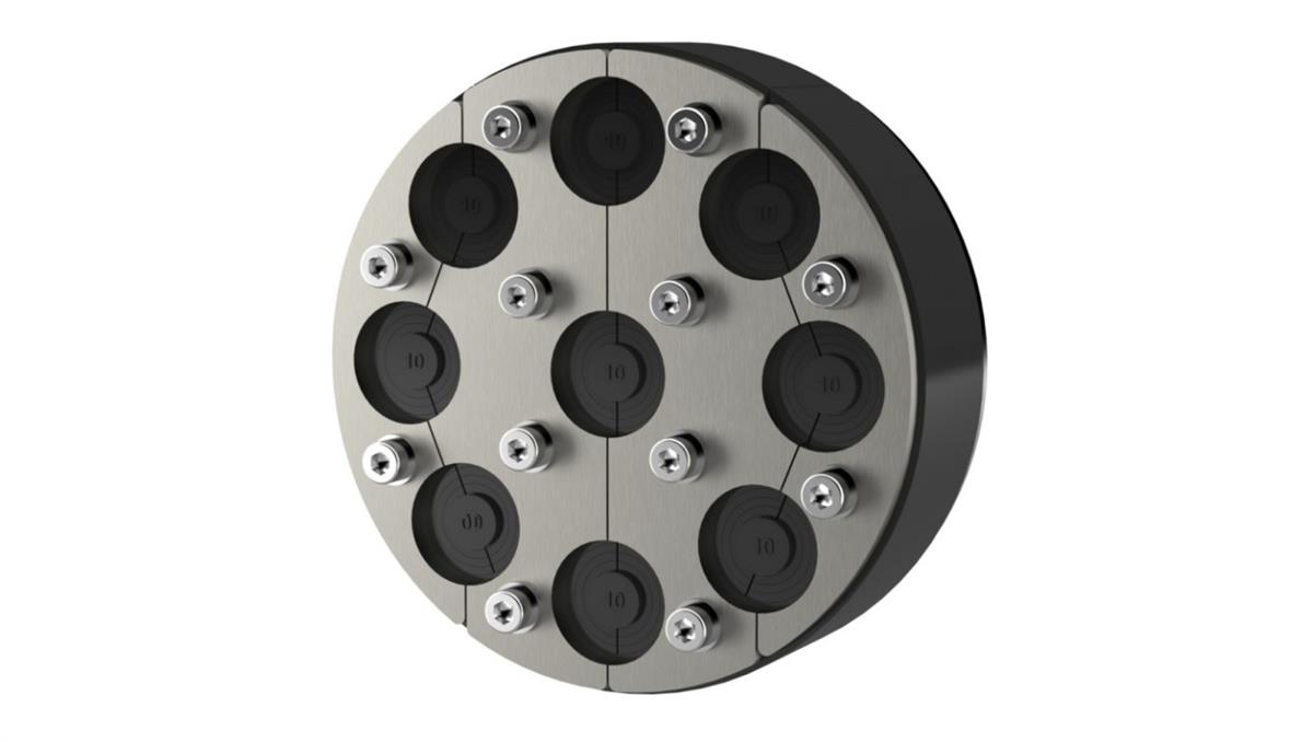 HAUFF-TECHNIK Uszczelnienie ciśnieniowe HRD150 SG 9x6-25 A2 z technologią pierścieni segmentowych