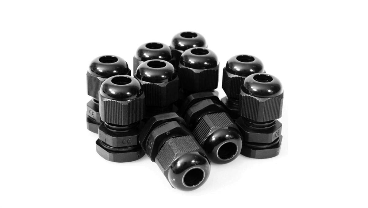 DŁAWIK KABLOWY CZARNY DŁAWNICA PG 16 IP68 10szt PG 16 BLACK X10