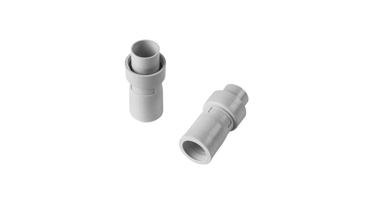 Złączka rur sztywnych z rurą wysokoelastyczną, bezhalogenowa samogasnąca IP67 GWT 850C PV fi 20 mm /10 szt/ EC74220