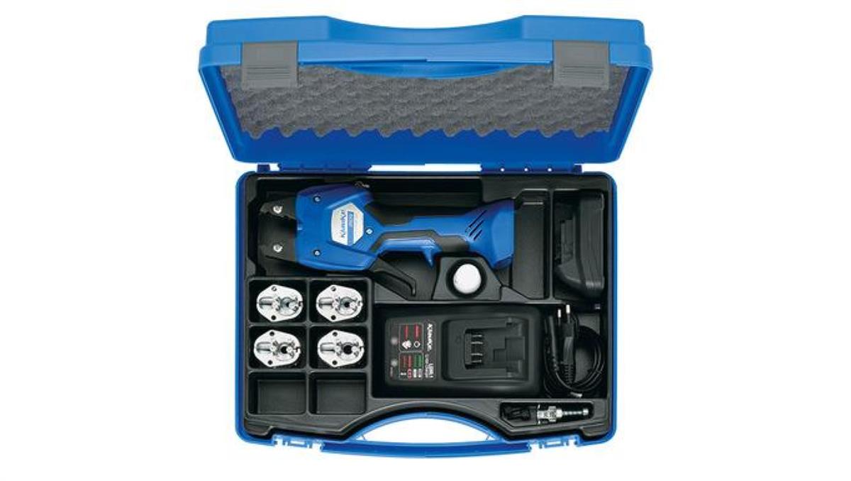 KLAUKE Ściągacz izolacji akumulatorowy 6-10-16-25-35 mm2 / Nożyce do kabli / Made in Germany / EKSD50ML