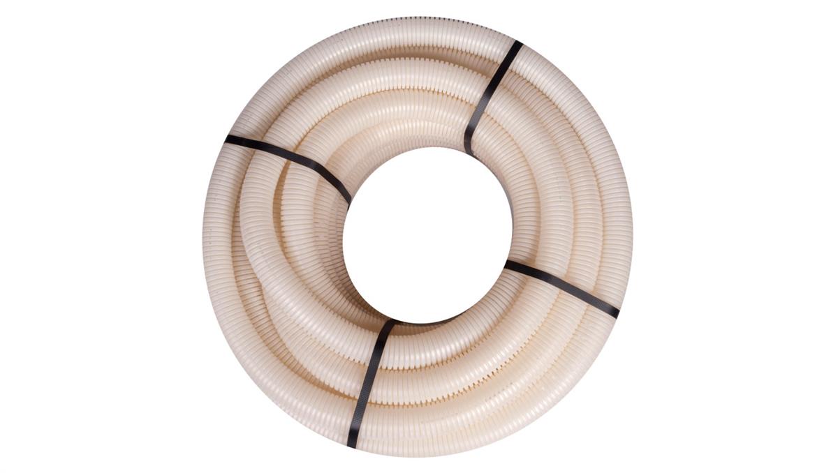 Rura karbowana z pilotem 40mm kolor naturalny 750N FK15/40F DX16340 /25m/
