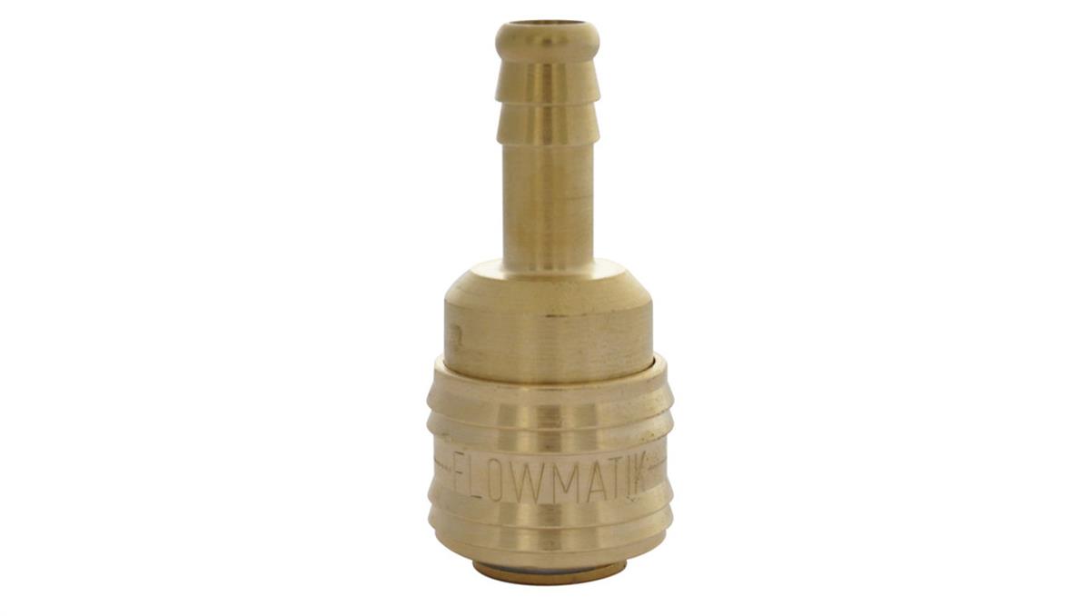 PNEUMAT SYSTEM Szybkozłącze pneumatyczne DN7,2 typ 26, do węża fi 9 mm, gniazdo szybkozłącza, mosiądz