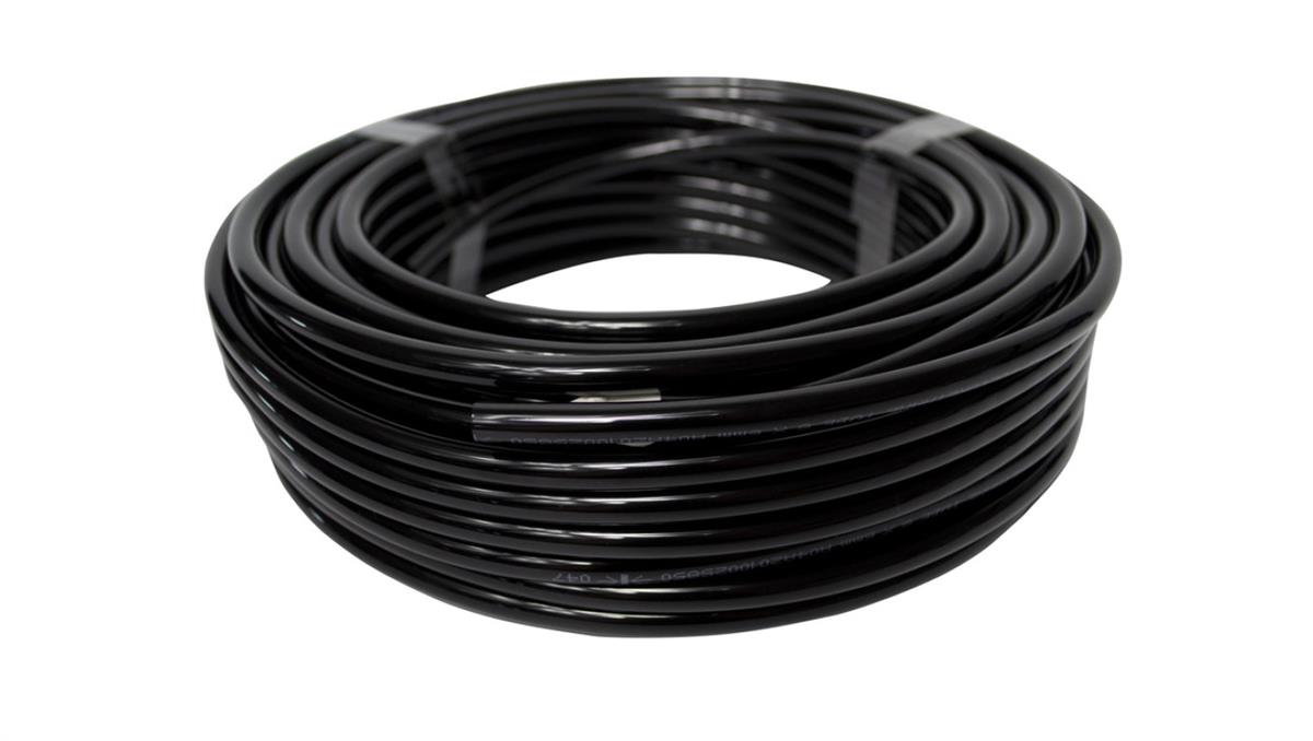 PNEUMAT SYSTEM Przewód pneumatyczny PU poliuretanowy kalibrowany, fi 10x6,5 mm, czarny (krążek 25 m)