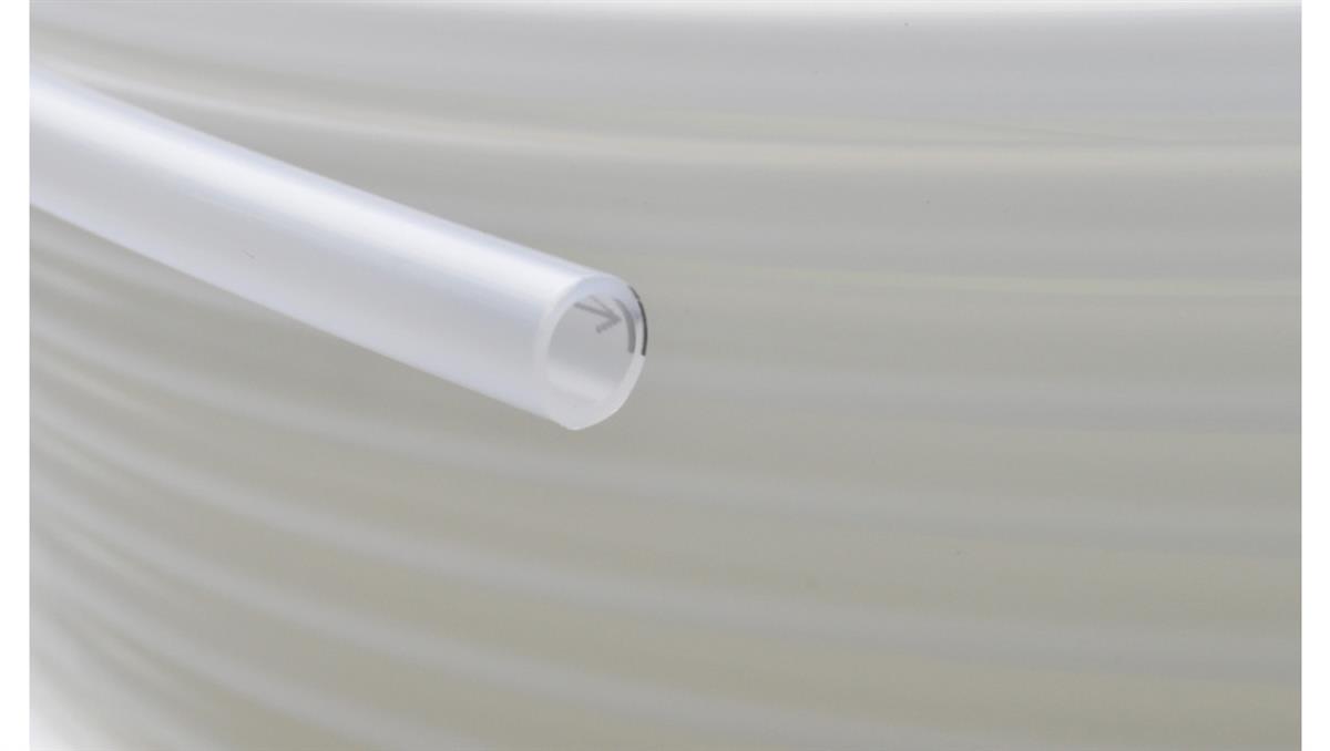 Przewód pneumatyczny PA poliamidowy kalibrowany, fi 4x2,5 mm, biały (krążek 25 m)
