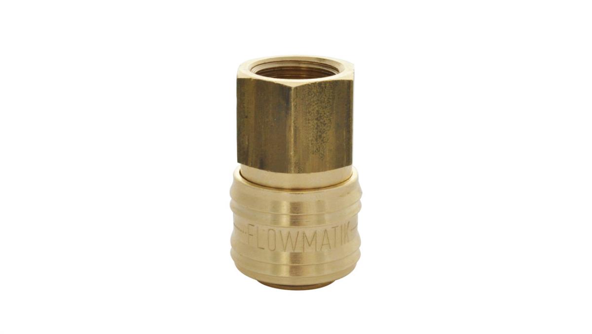 PNEUMAT SYSTEM Szybkozłącze pneumatyczne DN7,2 typ 26, G 3/8 GW, gniazdo szybkozłącza, mosiądz