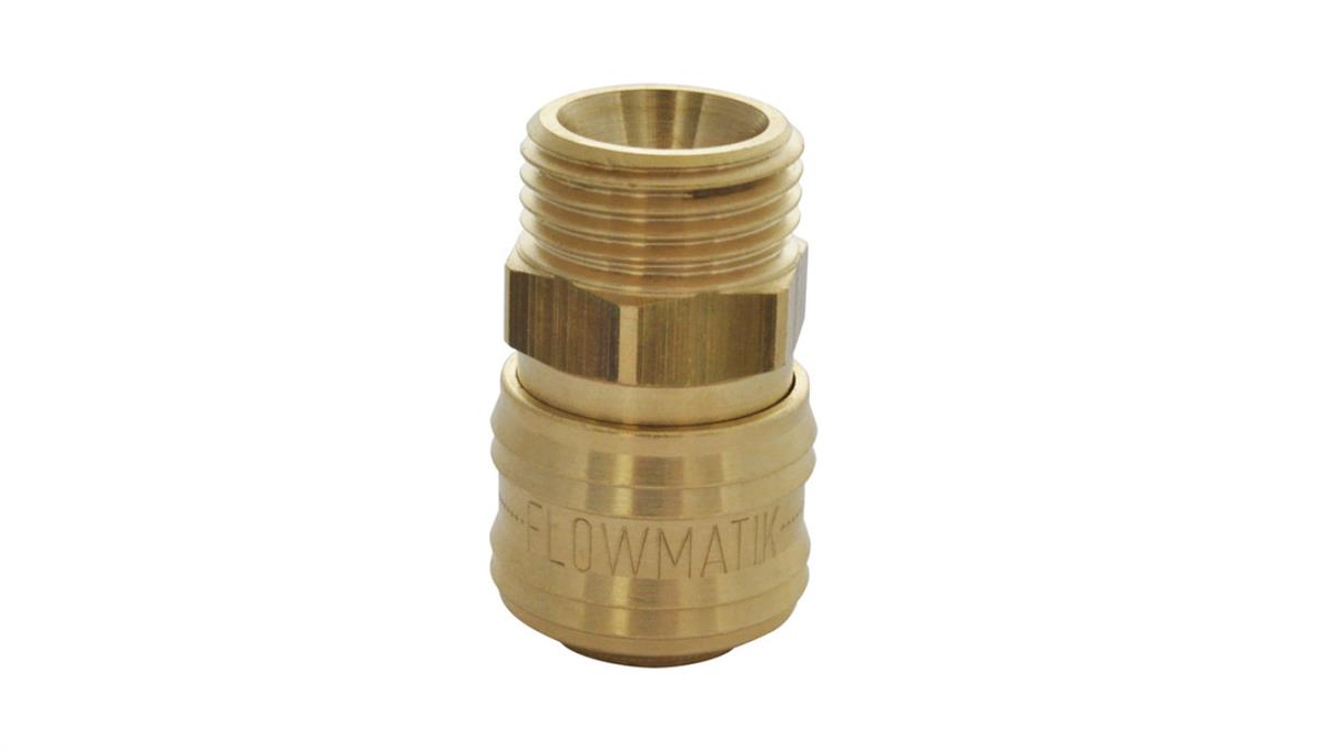 PNEUMAT SYSTEM Szybkozłącze pneumatyczne DN7,2 typ 26, G 3/8 GZ, gniazdo szybkozłącza, mosiądz
