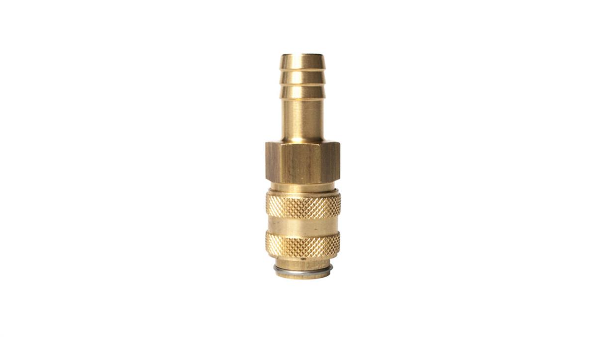 PNEUMAT SYSTEM Szybkozłącze pneumatyczne DN5 typ 21, do węża fi 8 mm, gniazdo szybkozłącza, mosiądz