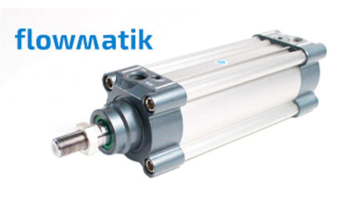 PNEUMAT SYSTEM Siłownik Pneumatyczny z jednostronnym tłoczyskiem ISO15552. Średnica tłoka 50mm skok 200mm D50x200, FMS050.0200.00
