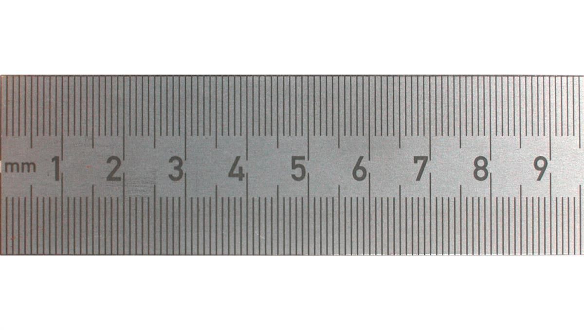 BMI Liniał stalowy półsztywny nierdzewny 300 mm 16-203-28