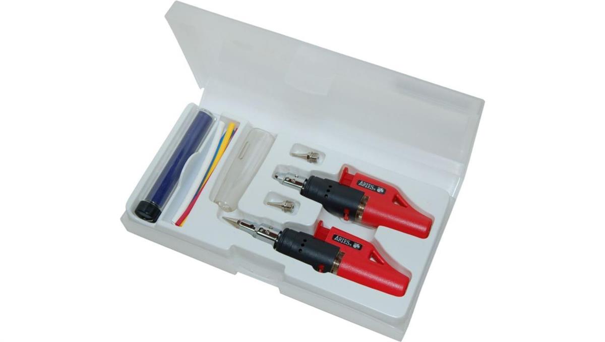 BIALL Mini palnik gazowy +lutownica gazowa zestaw Aries AR-ES630KB