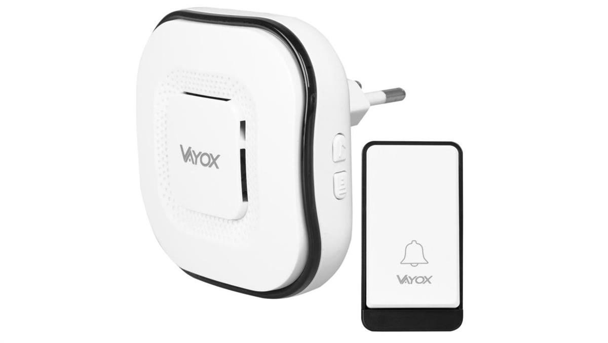 Vayox Dzwonek bezprzewodowy 110-240V / przycisk kinetyczny VA0242