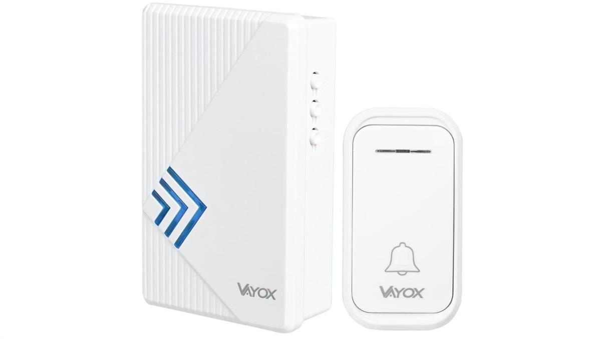 Vayox Dzwonek bezprzewodowy na baterie / przycisk na baterie VA0244 
