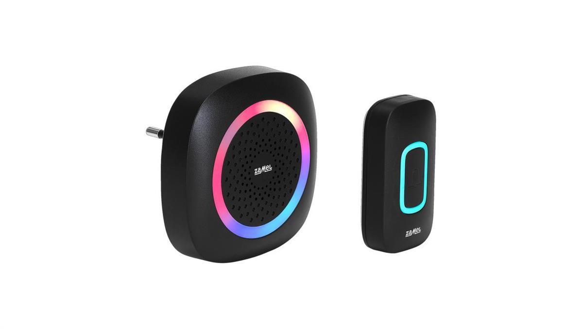 Zamel Dzwonek bezprzewodowy sieciowy POP II CZARNY TYP: ST-920B SUN10000500