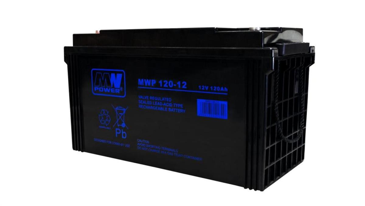 MWP 120-12 akumulator AGM 12-15 lat 12V/120Ah