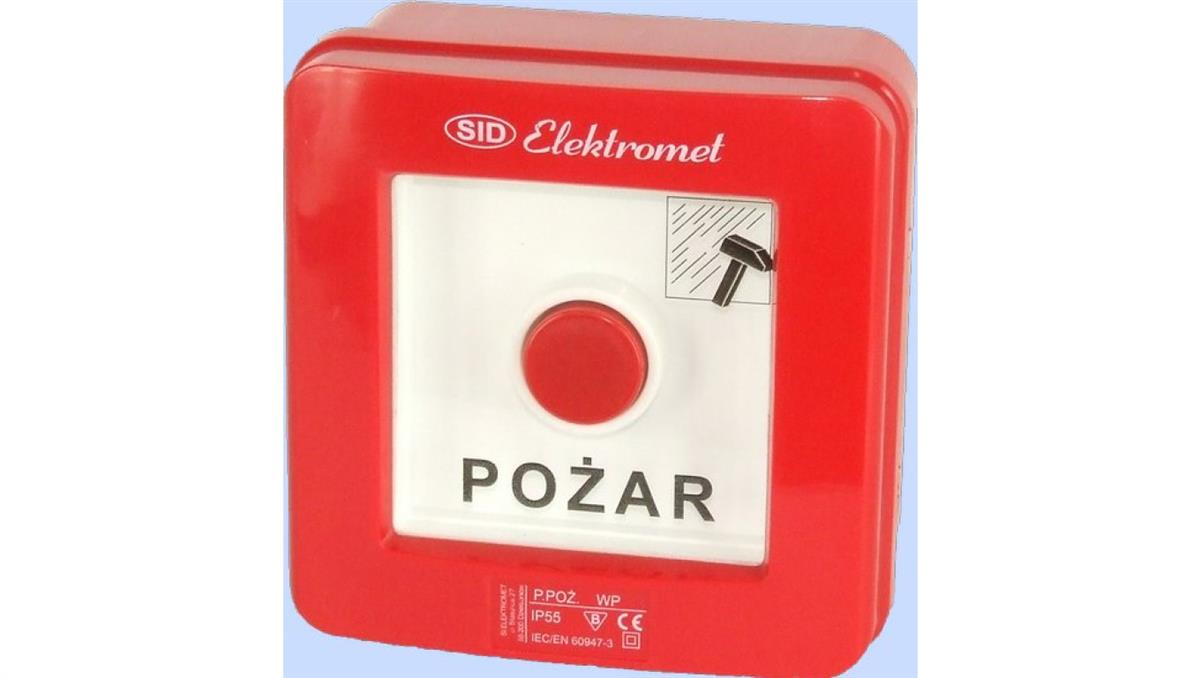Elektromet Wyłącznik ppoż. alarmowy WP-4s /POŻAR/ 921412