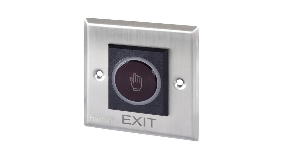 Przycisk wyjścia Hartte EB05 podtynkowy, bezdotykowy, podświetlany