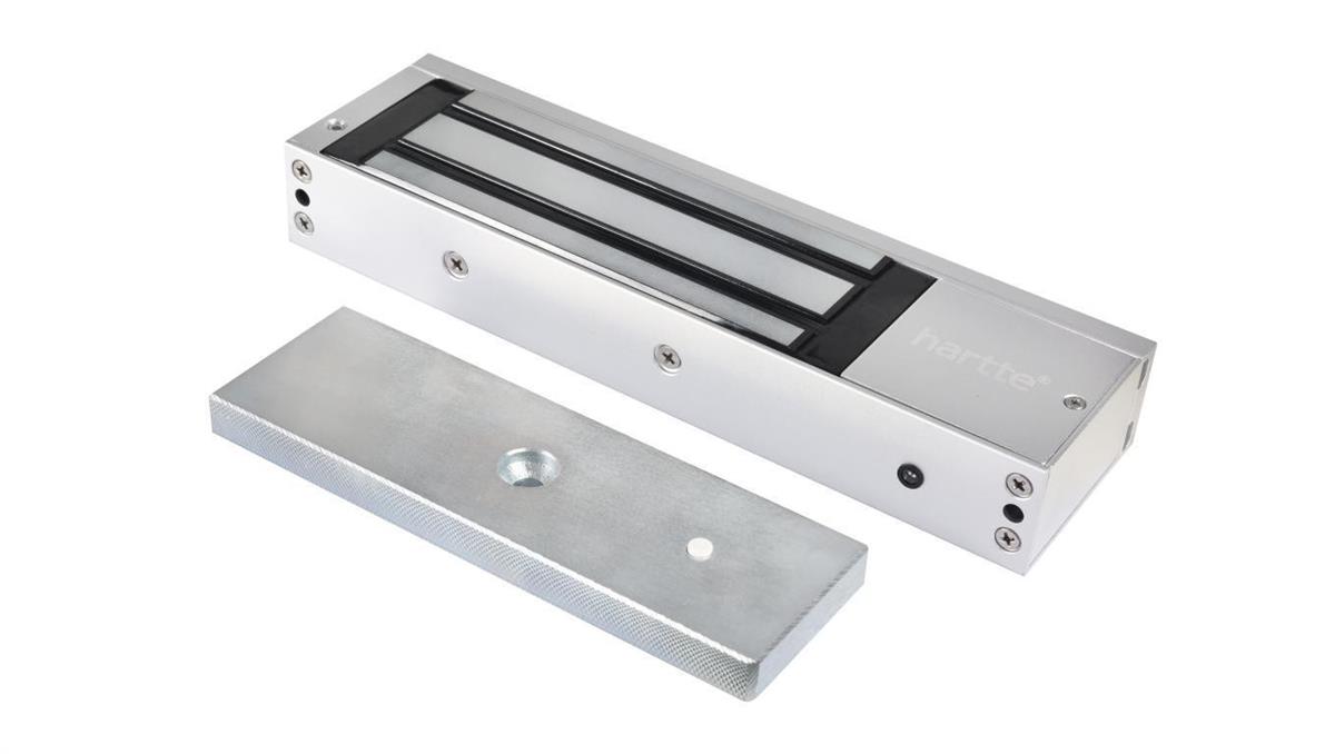 Elektrozwora Hartte MG500SR, 500kg z monitoringiem i sygnalizacją LED