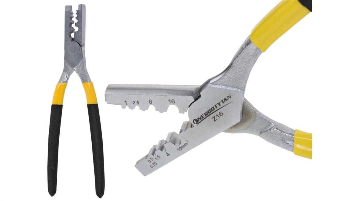 Zaciskarka do tulejek 0,5-16 praska profesjonalna do kabli 0,5-16 mm2 Z16 0,5-0,75-1,0-1,5-2,5-4,0-6,0-10,0-16,0 mm2