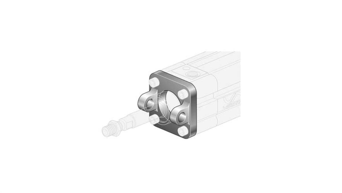 PNEUMAT SYSTEM Widełki MP2 D32 ze śrubami montażowymi XAS/032