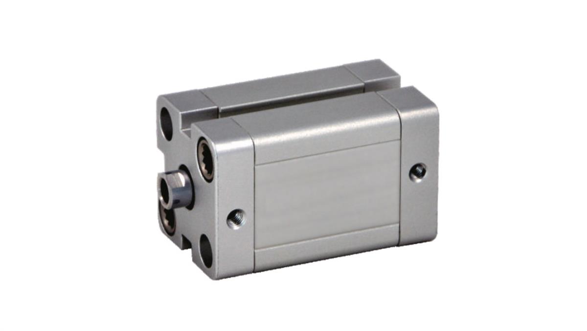 PNEUMAT SYSTEM Siłownik pneumatyczny kompaktowy, D63x25 ISO21287, z gwintem wewnętrznym