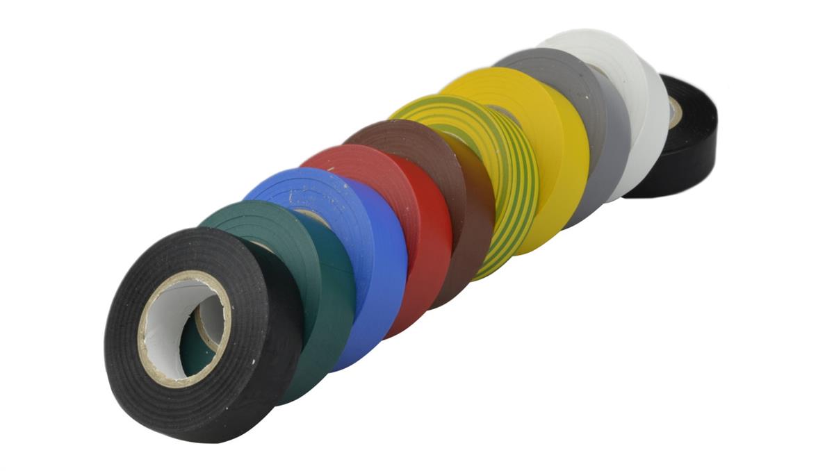 SCAPA Taśma izolacyjna PCV MIX kolor kpl=10szt. 15mm/10m