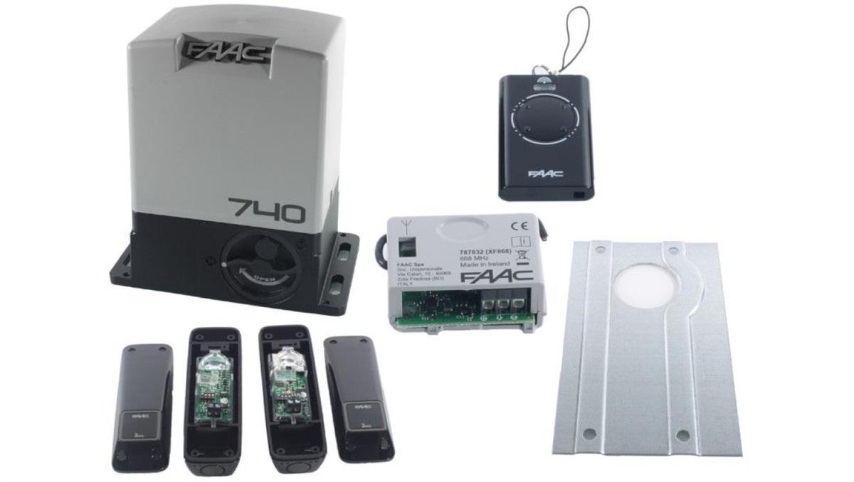 NAPĘD FAAC 740 / DELTA 2 do 500KG napęd do bramy przesuwnej
