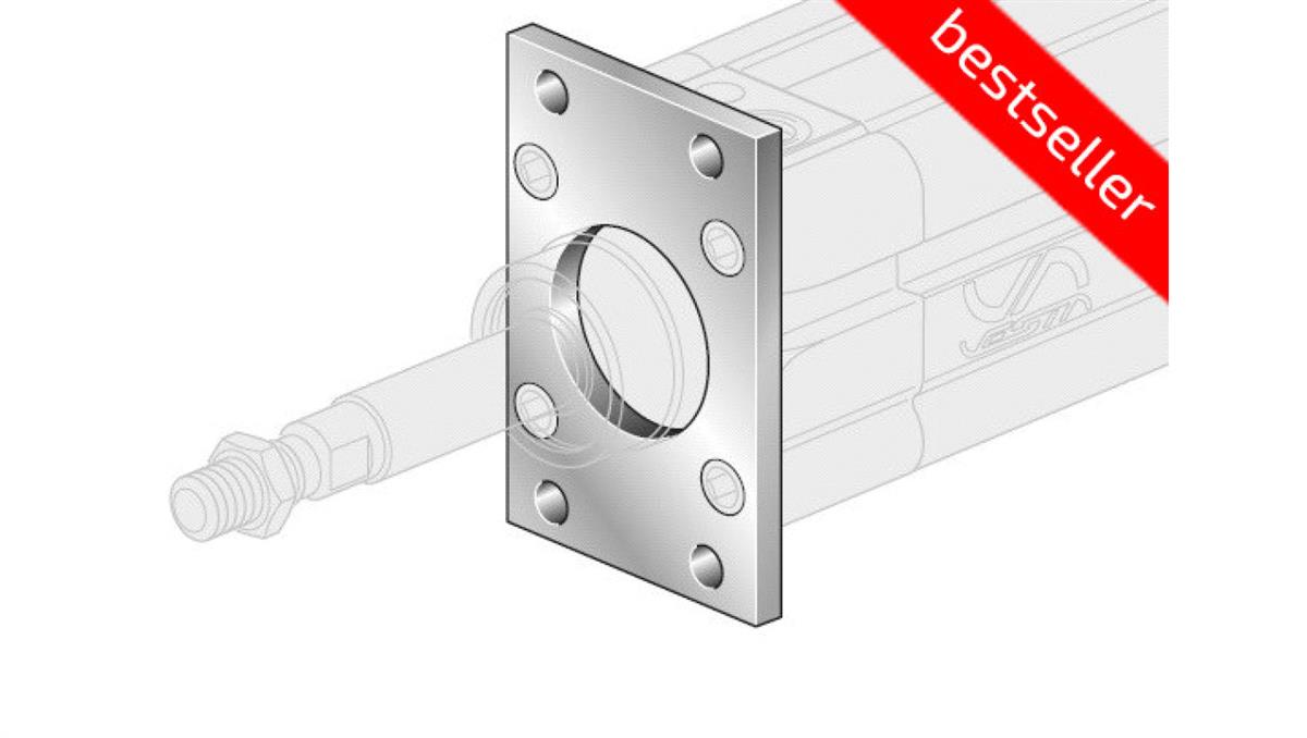 PNEUMAT SYSTEM Kołnierz D125 ze śrubami montażowymi, XFL/125