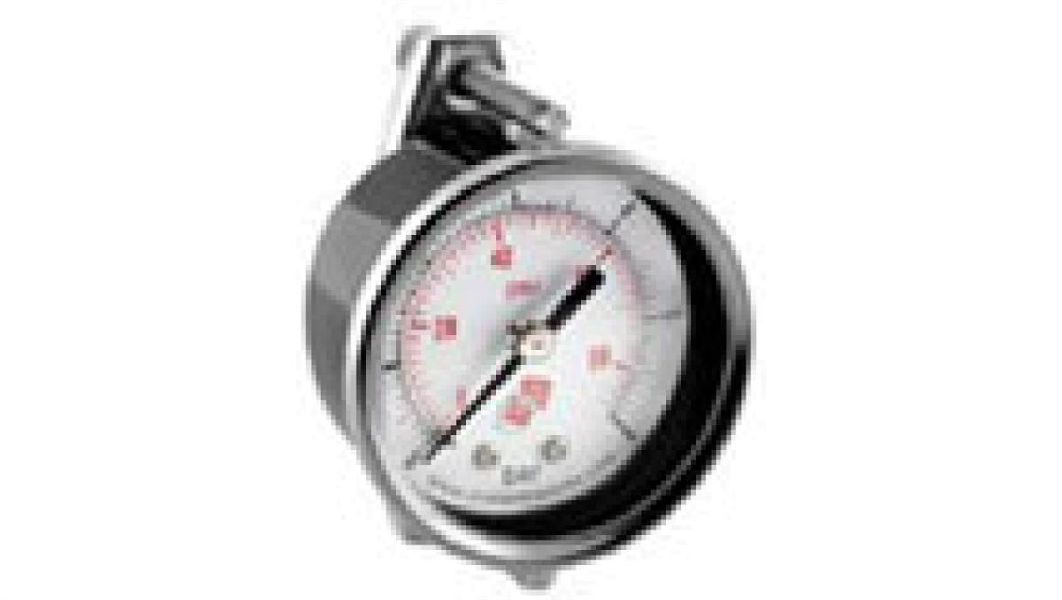 PNEUMAT SYSTEM Manometr natablicowy z elementem C, śr. 40mm, 0-12bar, G1/8, M40A.NC012G18