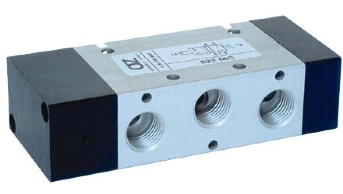 Zawór rozdzielający pneumatyczny 5/2 G 1/4 monostabilny, AZ Pneumatica