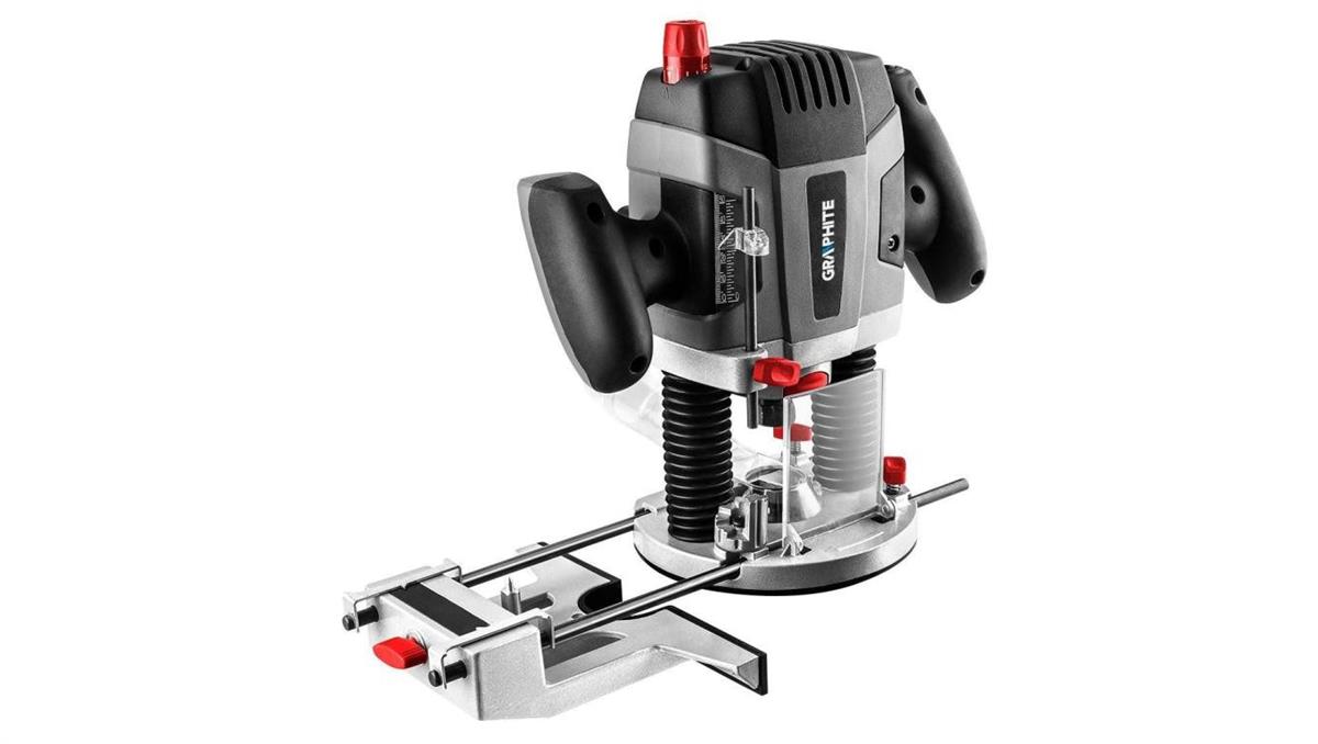 GRAPHITE Frezarka górnowrzecionowa 1300W 230V uchwyt 6-12mm + akcesoria