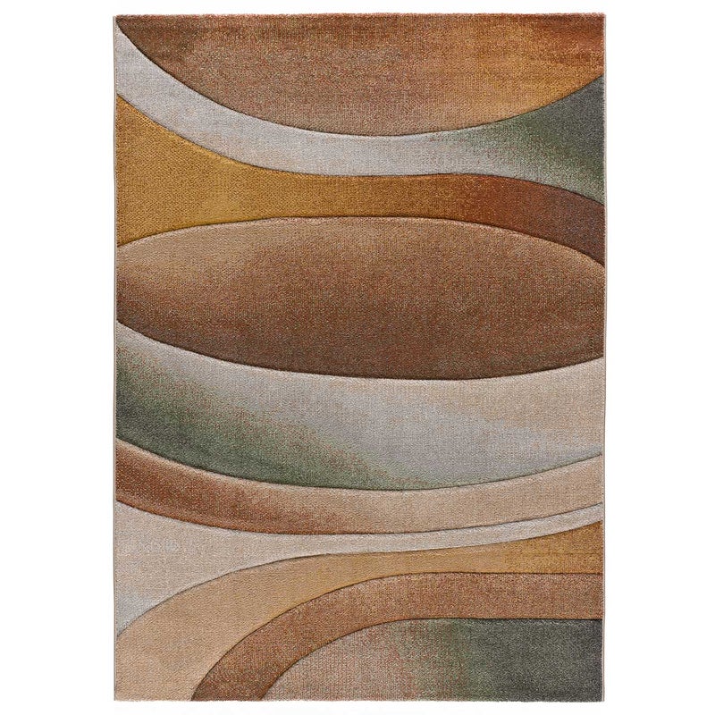 Prostokątny wielokolorowy dywan do wnętrz 160 x 230 cm SORA abstract - ATTICGO