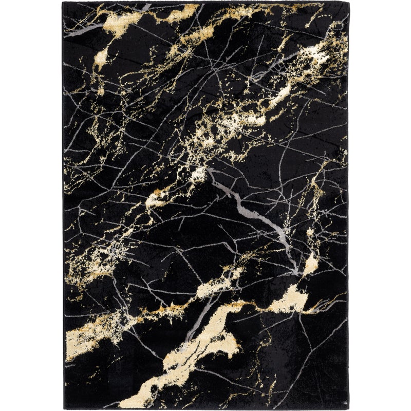 Dywan Multidecor Creation 200 x 290 cm marmur czarno-złoty 1 szt.