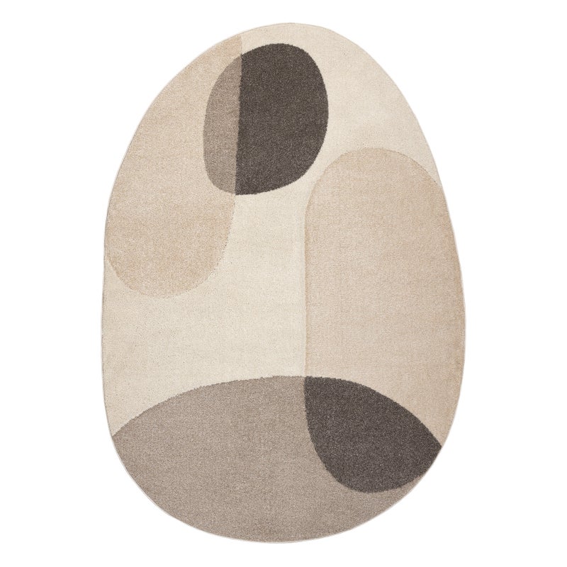 Dywan FUSION 5706 krem / beż Shape - Geometryczny, nowoczesny, abstrakcyjny, nieregularny 160x220 cm