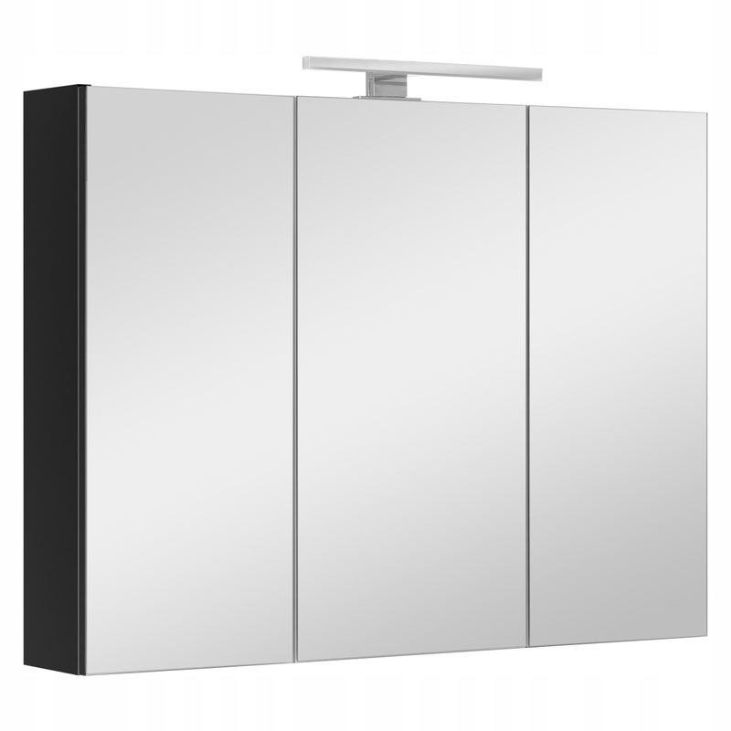 Szafka łazienkowa z lustrem oświetleniem lampką led lustrzana wisząca 80 cm