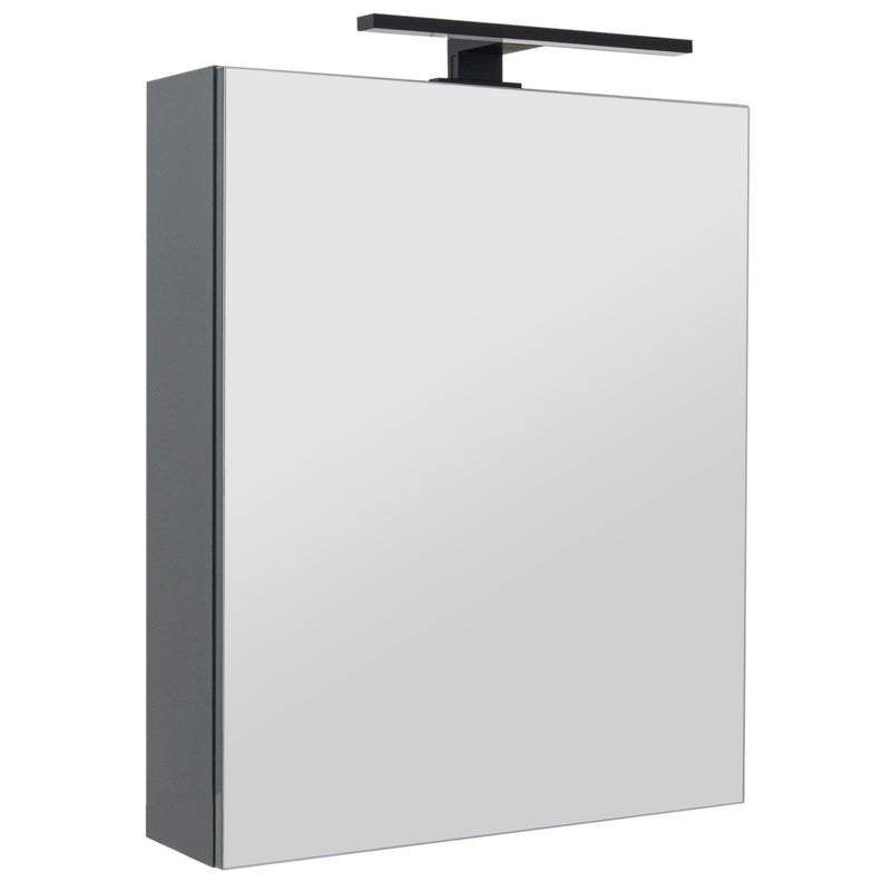 Szafka łazienkowa z lustrem oświetleniem lampką led lustrzana wisząca 50 cm