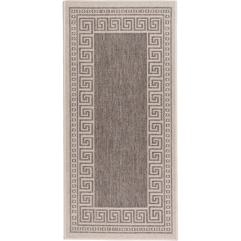 Dywan Multidecor Express In 67 x 140 cm ramka grecki szaro-beżowy 1 szt.