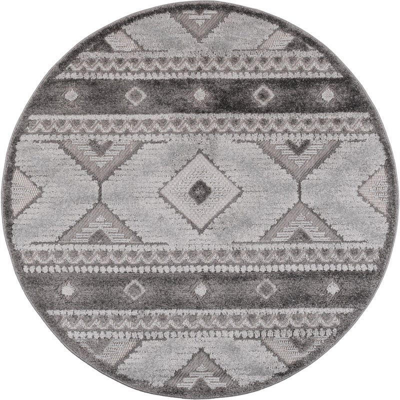 Dywan Multidecor Chiara 120cm koło aztecki szary 1 szt.