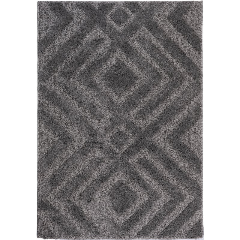 Dywan Multidecor Pisa 200 x 290 cm romby ciemny szary 1 szt.