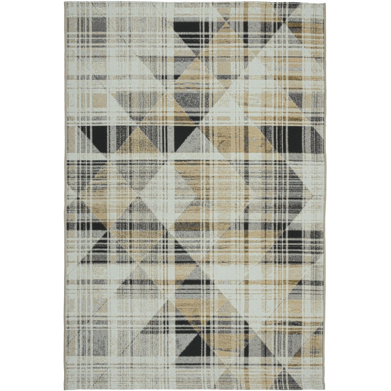 Dywan Multidecor Dara 160 x 220 cm trójkąty żółty 1 szt.