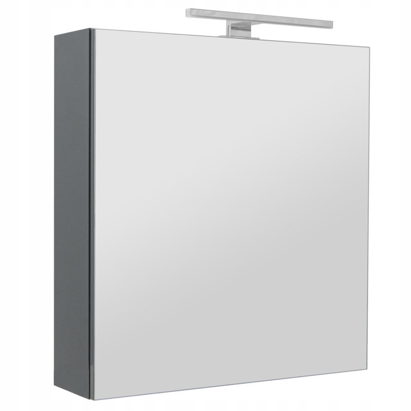 Szafka łazienkowa z lustrem oświetleniem lampką led lustrzana wisząca 60 cm