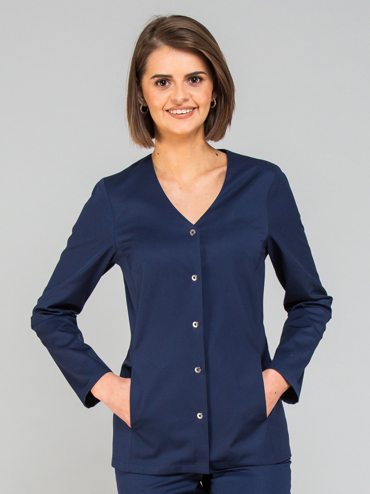 Bluza medyczna ELDAN SOFIA rękaw DŁUGI