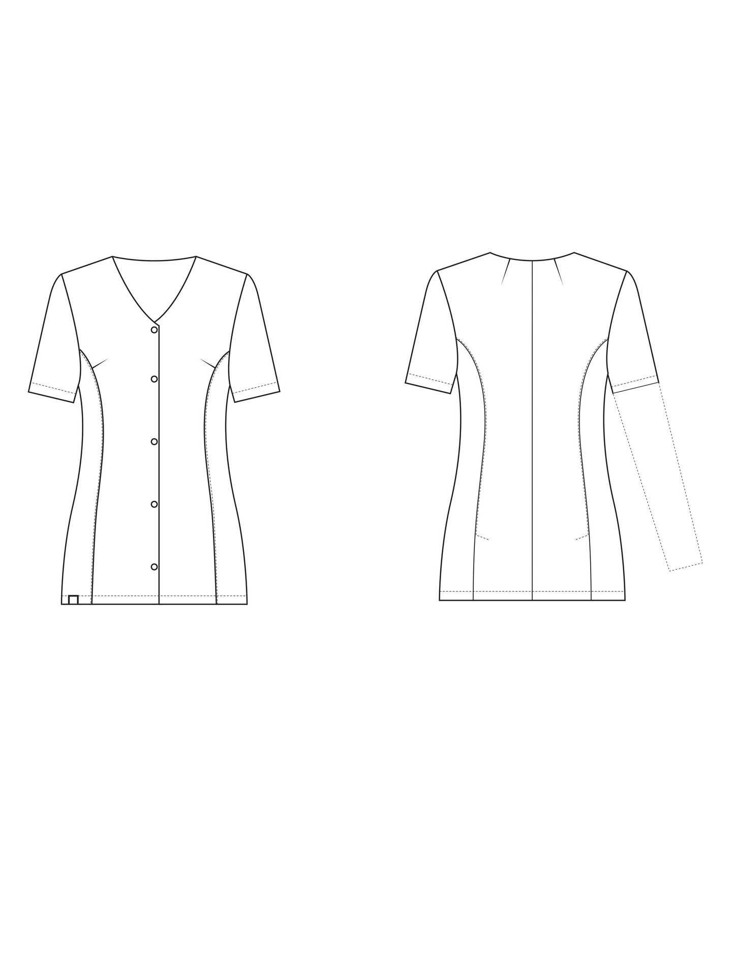 Bluza medyczna ELDAN SOFIA rękaw DŁUGI