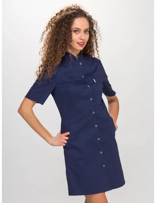 Sukienka medyczna ELDAN LENA FLEX rękaw KRÓTKI
