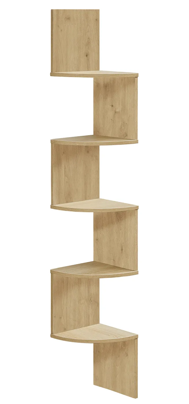 Półka wisząca narożna dąb artisan W3-W33