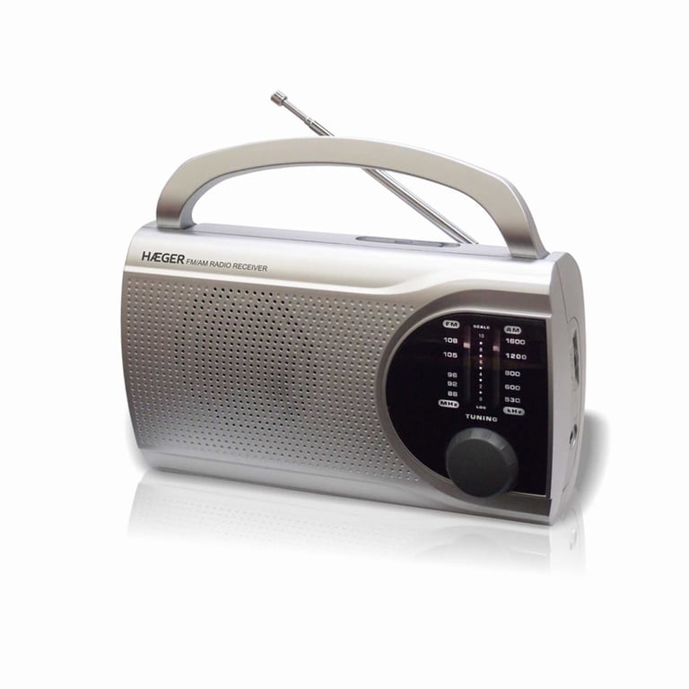 Haeger PR-BIB.004B radio Przenośny Cyfrowy Srebrny