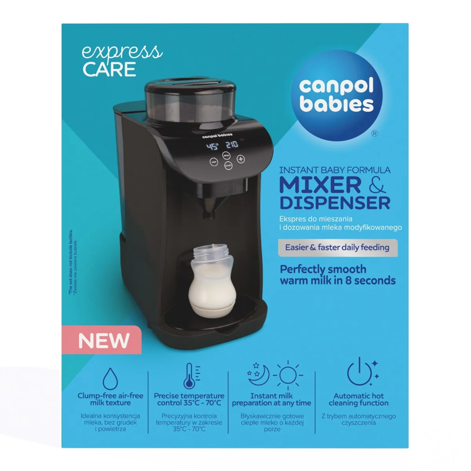 Canpol Babies, ekspres do mieszania i dozowania mleka modyfikowanego