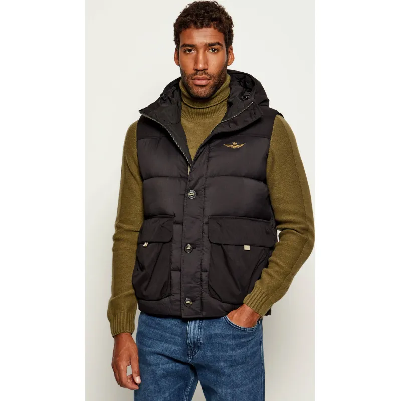 Aeronautica Militare Bezrękawnik Regular Fit